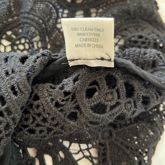 Boutique Gypsy 05 Lace Crochet Blouse Top - Picture 9 of 9